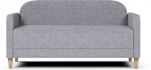 Диван прямой нераскладной Мелсон 1 серая рогожка